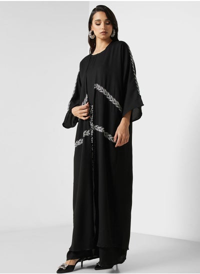 Buy Printed Abaya With Inner & Sheila in Saudi Arabia