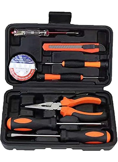 Buy Household Tool Kit DIY Hand Toolbox for Home Repair and Maintenance Auto Repair Tool Set with Hammer Pliers Screwdriver Set Socket Kit and Carrying Tool Box in UAE