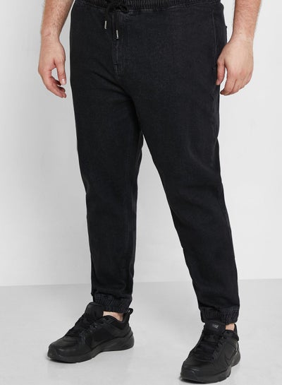Buy Relaxed Fit Denim Jogger in UAE