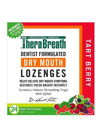 Buy Dry mouth and breath freshening tablets with raspberry flavour in Saudi Arabia