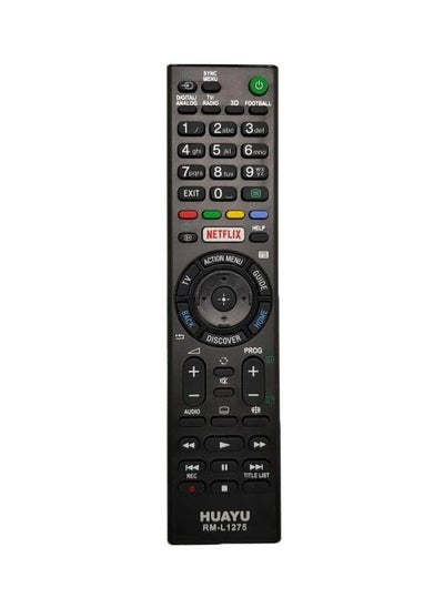 Buy Remote Control For Sony Smart Tv Black Red Yellow in UAE