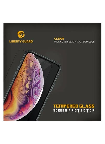 Buy Full Cover 5.8 Inch Screen Protector for iPhone 11 Pro Max / Scratch and Damage Protection / Anti-Fingerprint / Glass Screen / Double Reinforced / Anti-Static - Clear in UAE