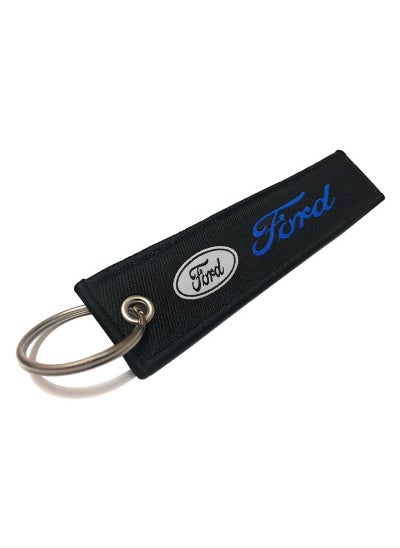 Buy High-quality Premium Type Fabric Strap Keychain Car Key Chain Home Keychain F0RD in Saudi Arabia