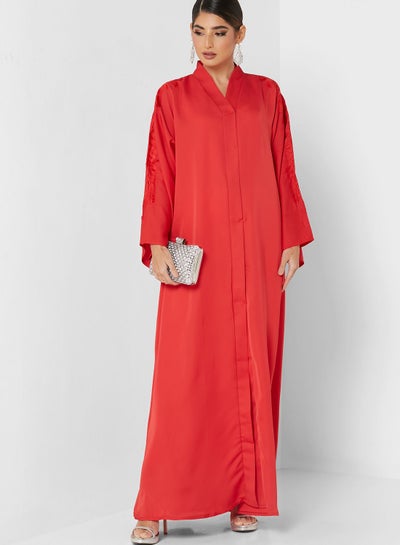 Buy Sleeve Detail Abaya in Saudi Arabia