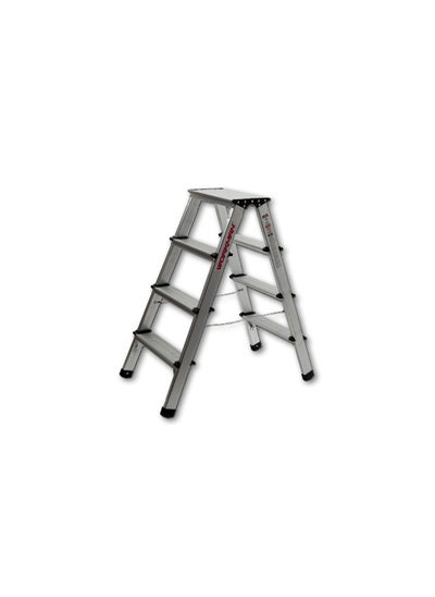 Buy Aluminum Double Sided Ladder 4 Steps – Lightweight, Sturdy, and Compact for Home and Office Use | 1.8 Meter in UAE