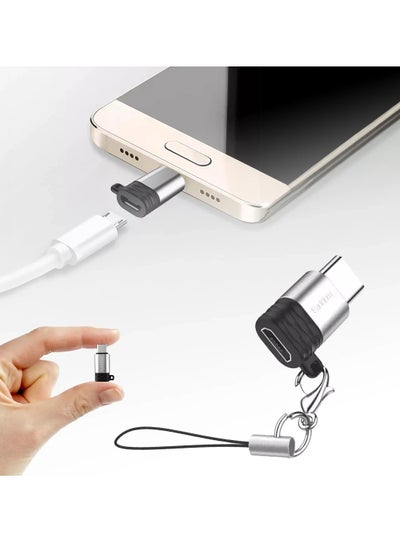 اشتري Micro USB to USB-C OTG Adapter (ET-TC13) – USB On-The-Go Converter for Smartphones, Tablets, and More في الامارات