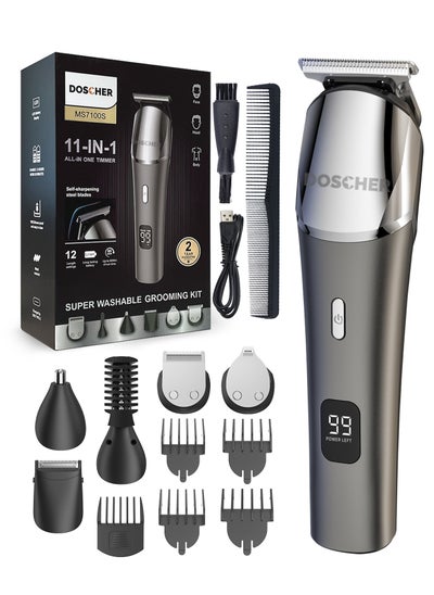 Buy Electric Hair Trimmer for men,Body Shaver Groomer Safe Suitable for Sensitive Areas Shaver Rechargeable Waterproof Wet/Dry in Saudi Arabia