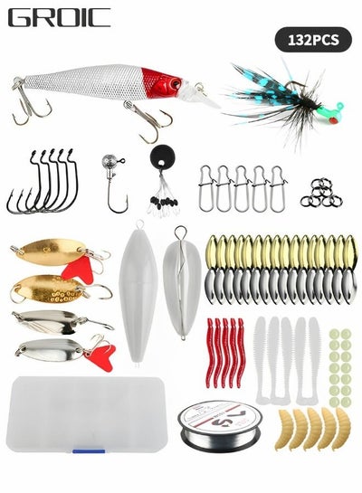 سعر Fishing Lures Kit Set, Bait Tackle Kit Including Crankbaits