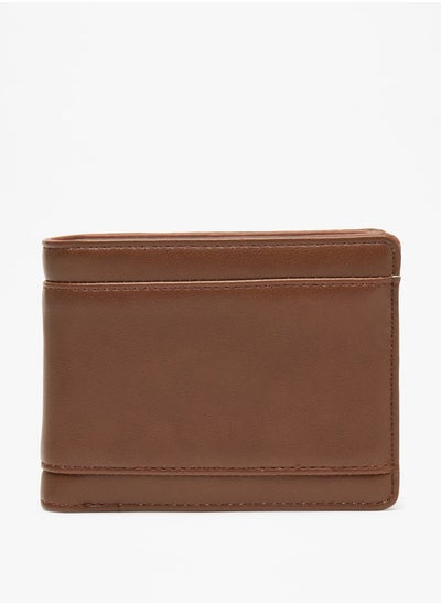 Buy Men's Solid Bi-Fold Wallet in UAE