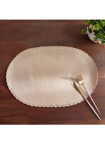 اشتري Miso Oval Polypropylene Placemat 45x30 cm في الامارات