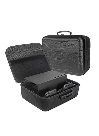 Buy Travel Case Compatible with Xbox Series S - Hard Shell Series S Carrying Case with Protective Foam Compartments for Console, Controller, HDMI Cable ((Xbox Series X, Black 1)) in Saudi Arabia