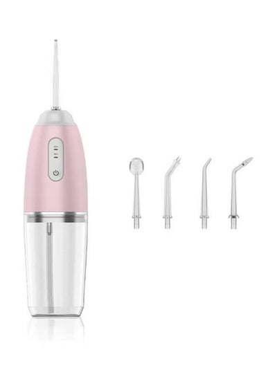 Buy ORiTi Portable Water Flosser Oral Irrigator with 3 Modes Pink/White in UAE