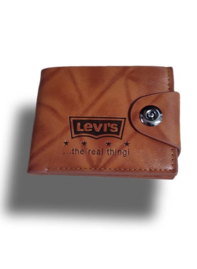 Buy Brown leather men's wallet in Egypt
