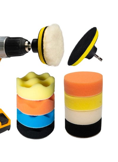 Buy Car And Headlight Polishing Sponge Set in UAE