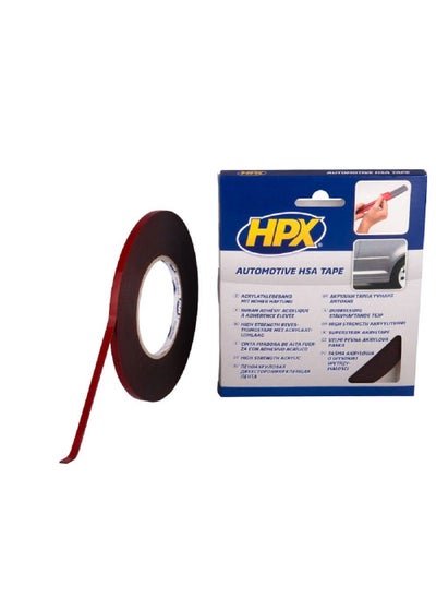 Buy Hsa Double Sided Tape Anthracite 6Mm X 10 Metre in UAE