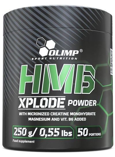 Buy HMB Xplode Powder 50 Portions Peach 250g in UAE