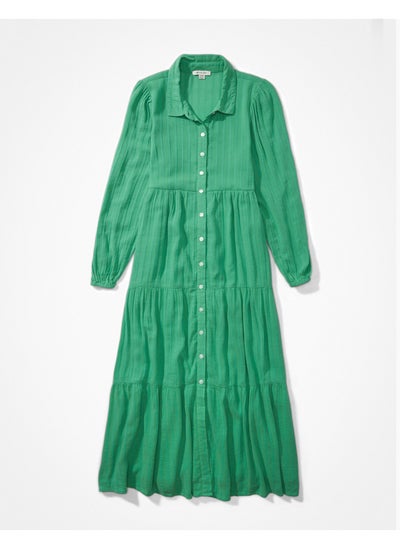 اشتري AE Button-Up Midi Shirt Dress في مصر