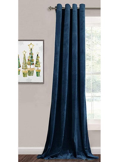 اشتري Elegant Velvet curtains - Soft Velour fabric - Steel Grommets في مصر