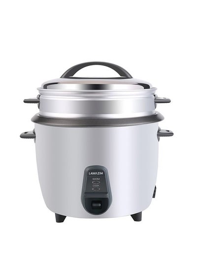 اشتري Lawazim 1.8L Automatic Steamer Rice Cooker | one-touch | clear measuring lines (for water) in the inner pan and a rice scoop for neat | easy serving في السعودية