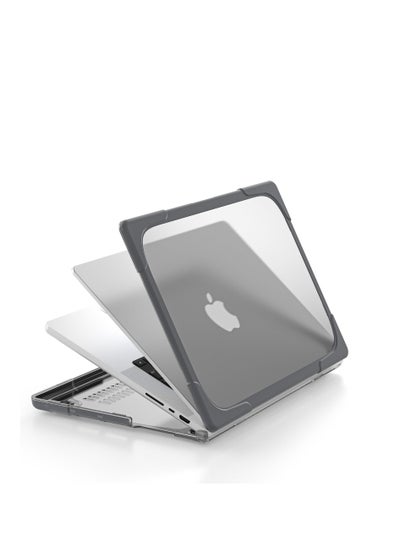 اشتري GULFLINK Hard Shell Case Cover with Kickstand Shockproof Function for MacBook pro 16.2 inch 2021 في الامارات