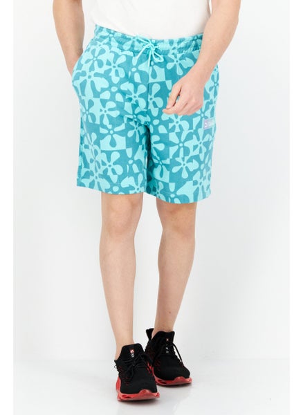 اشتري Men Sportswear Fit Outdoor Short, Teal Blue في الامارات