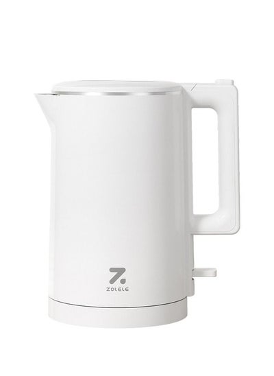 Buy Electric Kettle HK151 1.7L Electric Kettle with Keep Warm Function, Boil-Dry Protection, Removable Filter, & 360-Degree Swivel Base - White in UAE