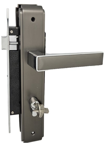 Buy Robustline Zinc Lever Door Handle | Premium Quality | Black Nickle/CP- BY0282 in UAE