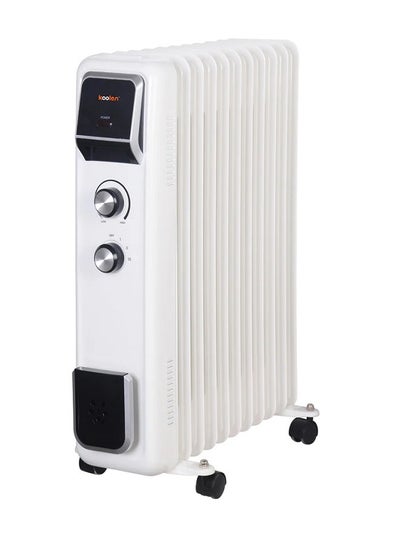 Buy Koolen oil heater 11 fins white color in Saudi Arabia