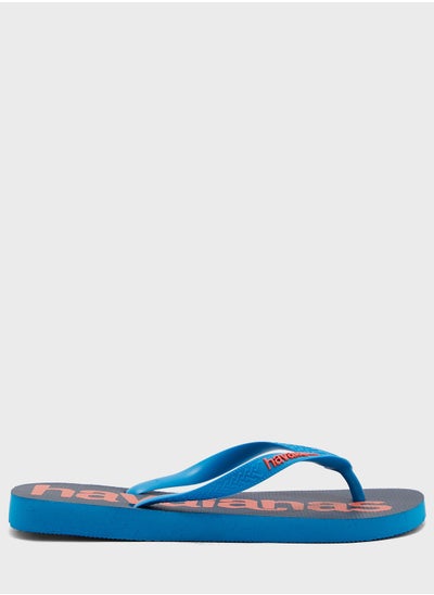 Buy Casual Logo Flip Flops in UAE