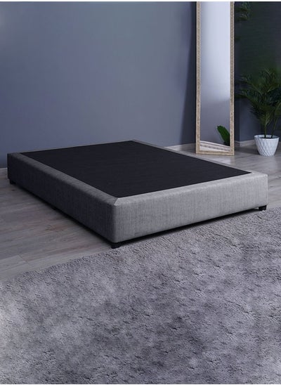 Buy Kalypso Base Chanel | Twin | Grey | Fabric | 140X200 Cm in UAE