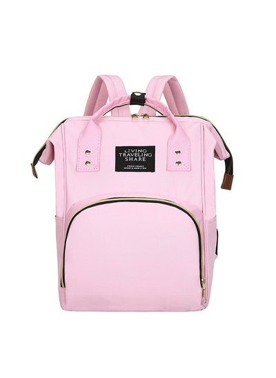 Buy Mother baby bag mother bag large capacity bag Oxford cloth waterproof fashion backpack multi-functional go out bag in UAE