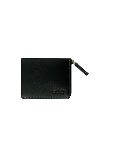 Buy philippe morgan RFID leather zip wallet in UAE