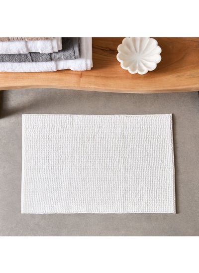 Buy Camila Soft Chenille Bath Mat 70 x 45 cm in UAE