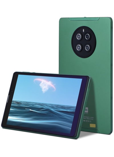 اشتري C idea Tablet CM815 8-inch screen LTE connectivity supports 5G band Wi-Fi connection equipped with 8GB RAM and 512GB storage space with a durable shock-resistant cover (Green) في الامارات