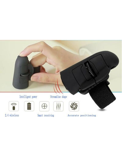 Buy High Speed Mini 2.4GHz USB Wireless Lazy Finger Rings Optical Mouse 1600Dpi for PC Laptop Desktop in Saudi Arabia