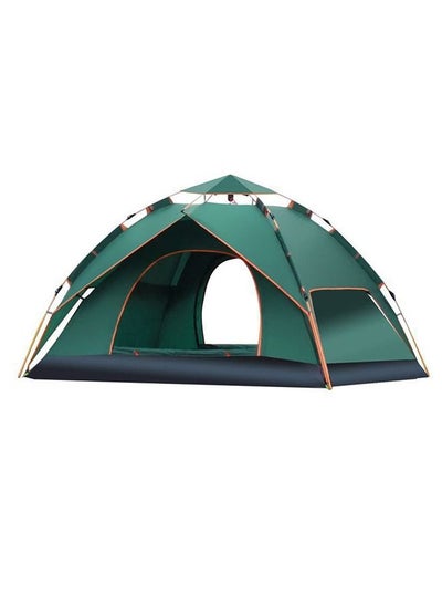 Buy Sports Outdoors Camping Tent - 3-4 Person Family Tent Instant Easy Set up Tent with Carry Bag, Waterproof Windproof Pop Up Tent for Camping, Hiking, Mountaineering in UAE