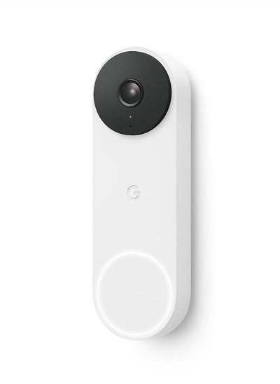 Buy Google Nest Doorbell Wired (2nd Gen) Snow GA02767-US in UAE