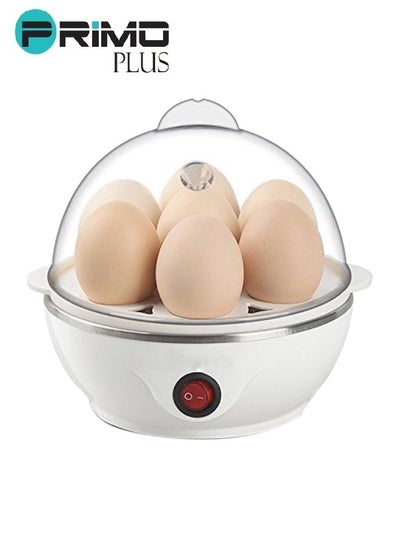 Buy PRIMO PLUS Egg Cooker White/Clear in Saudi Arabia