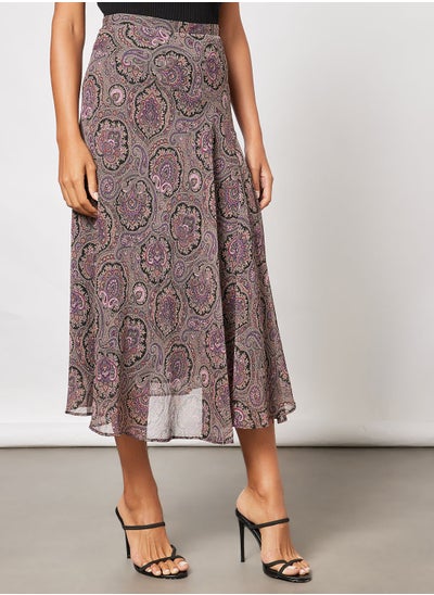 Buy Printed Flowy Skirt in UAE