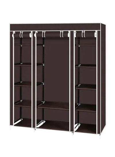 اشتري Fabric Wardrobe Organizer Brown في السعودية