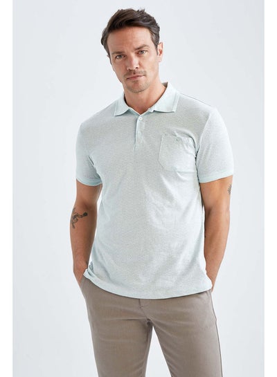 اشتري Man Slim Fit Polo Neck Short Sleeve Knitted Polo T-Shirt في مصر