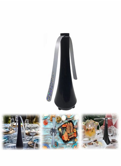 Buy Fly Repellent Fan for Flies, Fly Fan Keep Pesky Flies Off Table and Food, Food Protector Electric Fan Portable Fly Trap, Flying Insects Deterrent Fan with Lightweight Soft Touch Blades, Black in Saudi Arabia