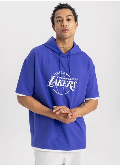 اشتري Defactofit Nba Los Angeles Lakers Oversize Fit T-S في الامارات