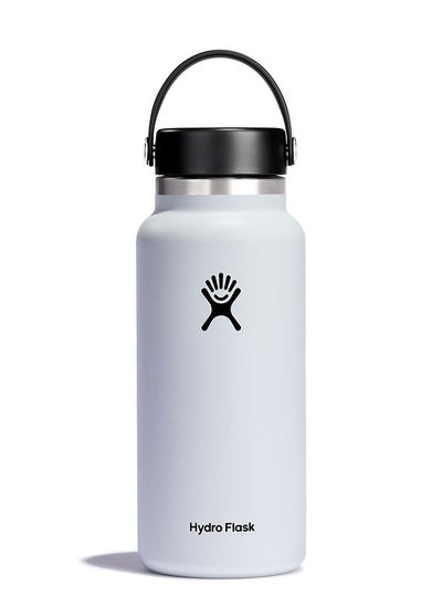 Buy 32 oz Wide Mouth with Flex Cap Stainless Steel Reusable Water Bottle - Vacuum Insulated, Dishwasher Safe, BPA-Free, Non-Toxic in Saudi Arabia