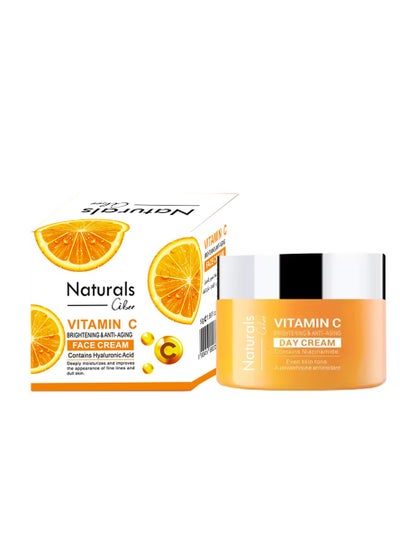 Buy Naturals Cibee Vitamin C Brightening &Anti-Aging Face cream Contains Hyaluronic Acid 50g in Saudi Arabia