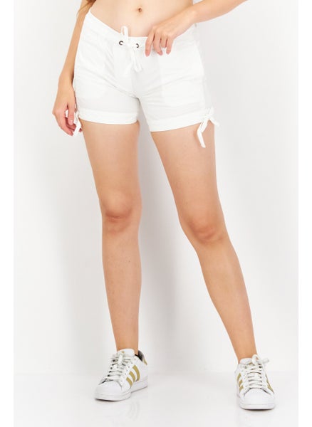 Buy Women Sportswear Fit Training Basic Short, White in UAE