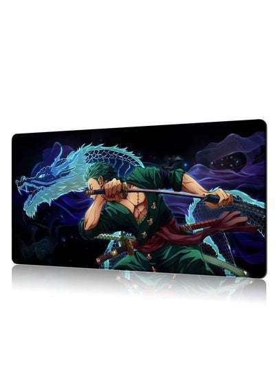 Buy Roronoa Zoro Mouse Pad – Gaming  Mat XL Size Anti Slip Base – Speed Edition | 80 X 30 cm in Egypt