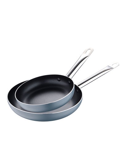 Buy PROFESSIONAL CHEF ANTHRACITE PRESS ALUMINIUM 2PC FRYPAN SET WITH INDUCTION BOTTOM in UAE