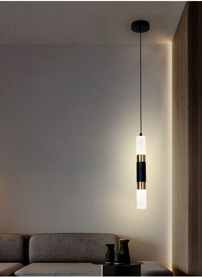 Buy Modern Single LED Pendant Light 6917-1 with Built-in Three Lighting Levels Indoor Lighting| Elegant Ceiling Fixture for Modern Interiors in Saudi Arabia