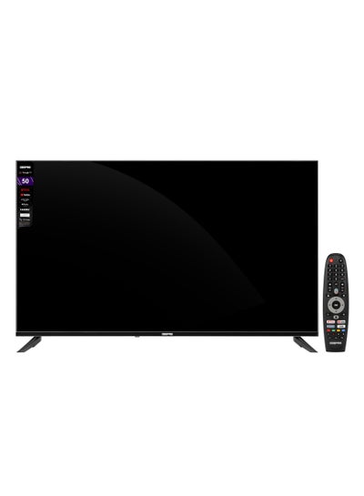 Buy Geepas 50" Google TV- GLED5006SGXHD| Dolby Audio, Ultra HD LED TV, Built In Chromecast| With Remote Control, HDMI and USB Ports| Licensed Contents and Pre-Installed Apps, Wi-Fi and Screen Sharing in Saudi Arabia